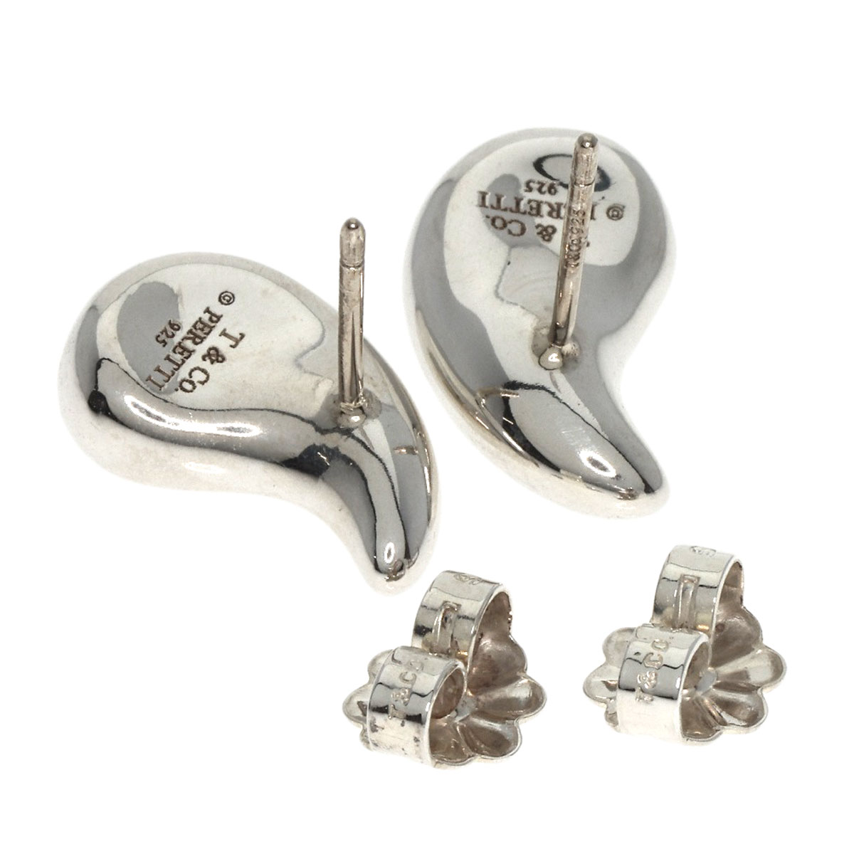 楽天市場】ティファニー ティアドロップ ピアス シルバー レディース