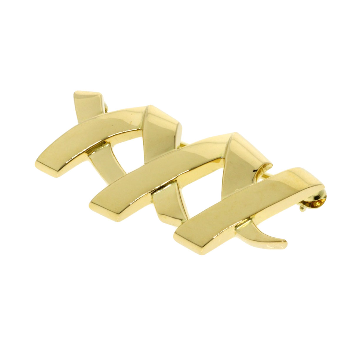 楽天市場】ティファニー トリプルキス ブローチ K18イエローゴールド