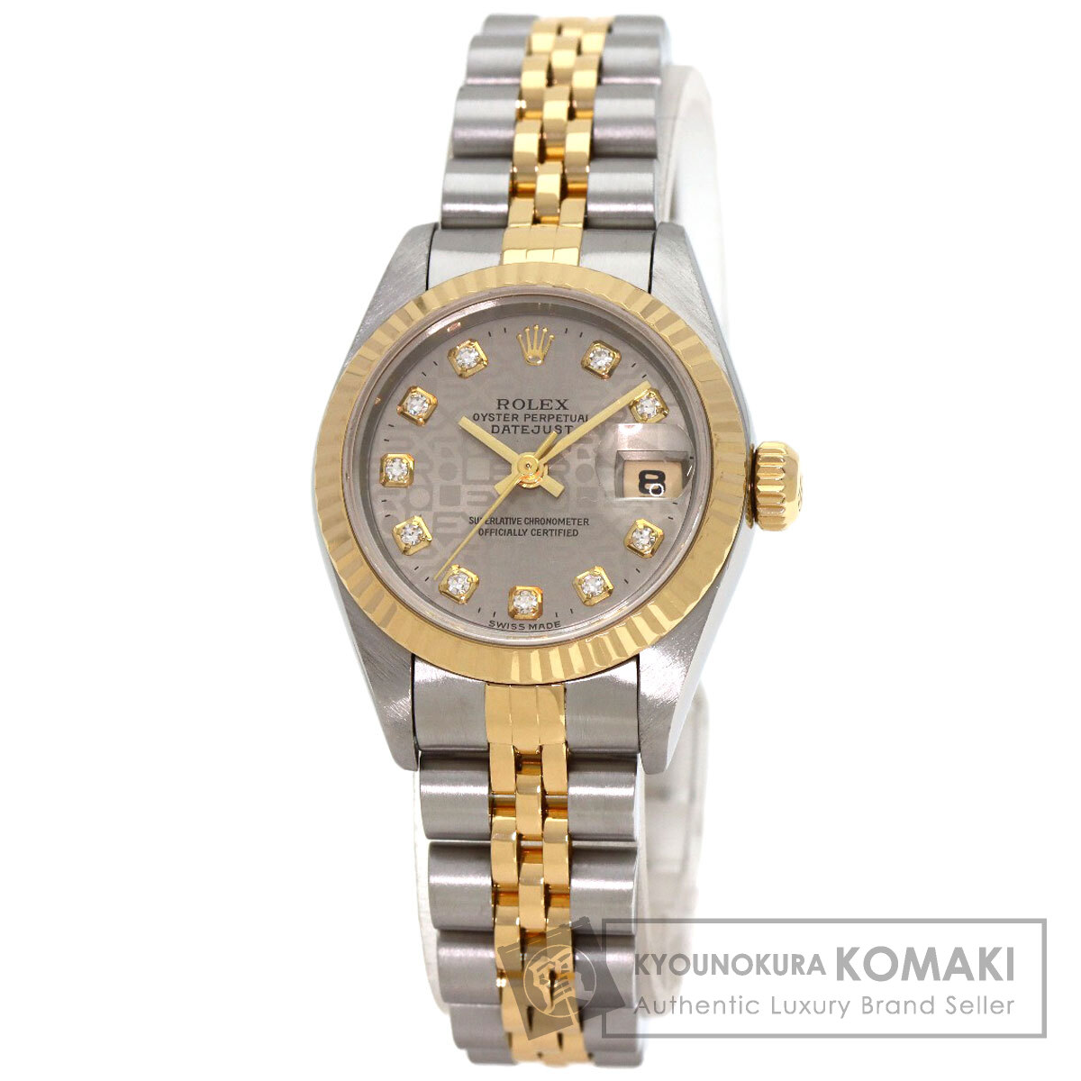 純正 ロレックス コマレディース 69173/79173 SS×YG 3駒セット 純正