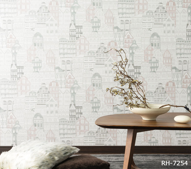 楽天市場】【＊送料無料（わEX便）】壁紙 のり付き壁紙 クロスルノン