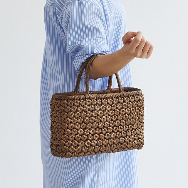 楽天市場】花編みくるみ籠(横長/小サイズ)(約)幅29×マチ9×本体高さ18cm