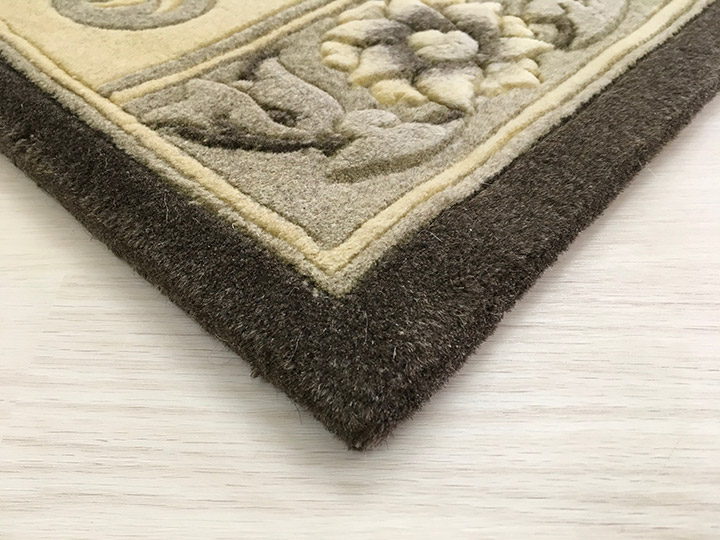 特選 天然色羊毛100% 中国段通 元宝緞通 100段 約130cm×62cm 楽天市場