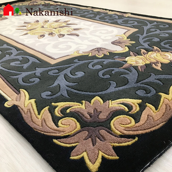 楽天市場】中国 段通 ウール マットの通販