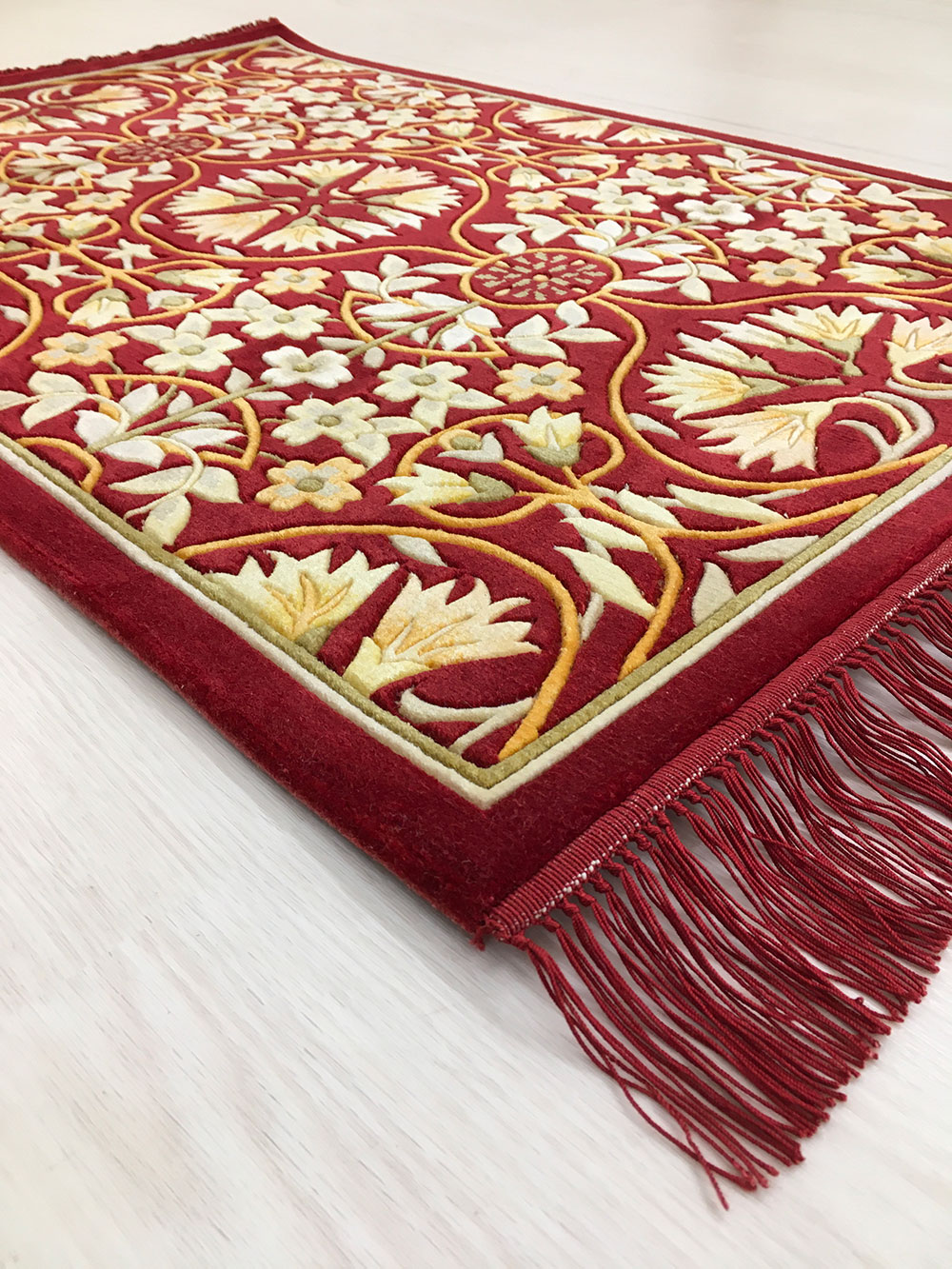 楽天市場】【中国段通 シルク 玄関マット】「情熱」絨毯(じゅうたん