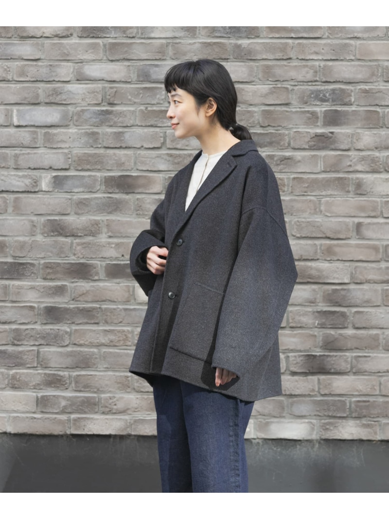 楽天市場】ウールテーラードショートコート かぐれ カグレ ジャケット