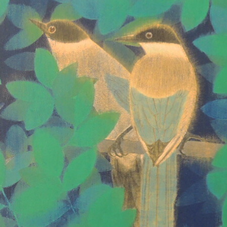 楽天市場】平山郁夫 絵画 尾長鳥（6号） 送料無料 【複製】【美術印刷