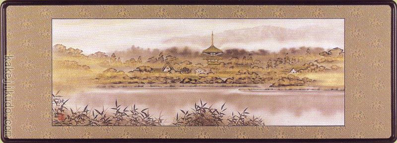 楽天市場】欄間額 古都塔韻 (三輪映章) 送料無料 【欄間額】 : 掛け軸