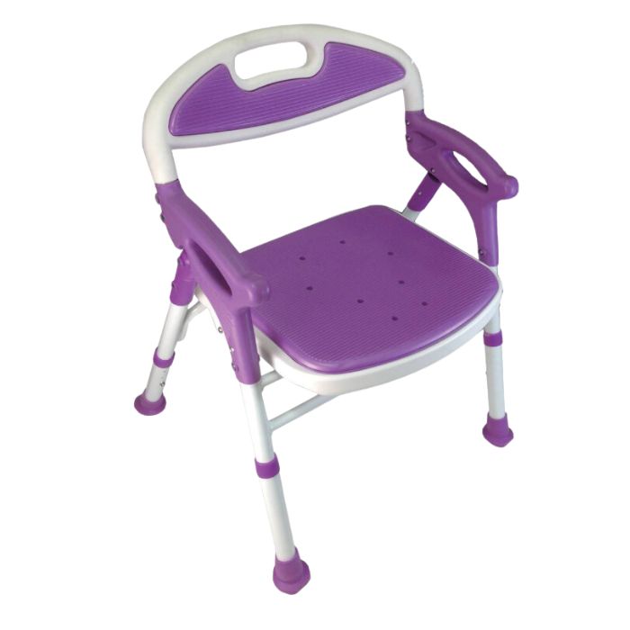 島製作所 島製作所 折りたたみシャワーチェア 楽湯 7550ST パープル