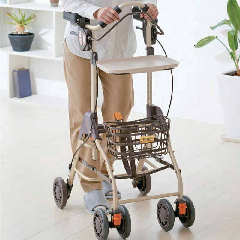 楽天市場】室内用歩行車 テイコブ リトルホームF WAW18 ブラウン