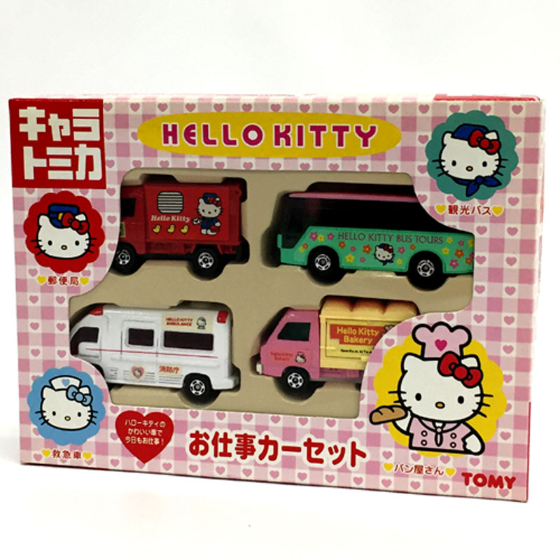 楽天市場】【中古】トミー キャラトミカ ハローキティ お仕事カー