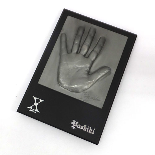 X X JAPANくじ YOSHIKIレプリカ手形 JAPANラスト賞☆Yoshikiレプリカ