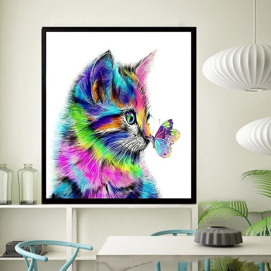 きのこと猫 ダイヤモンドアート 楽天市場】【猫のダイヤモンドアート