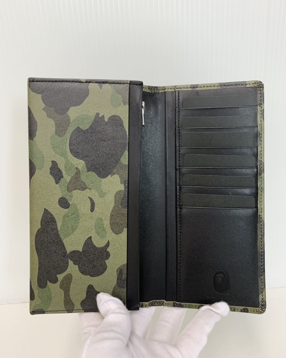 楽天市場】【中古】アベイシングエイプ A BATHING APE カモ 長財布