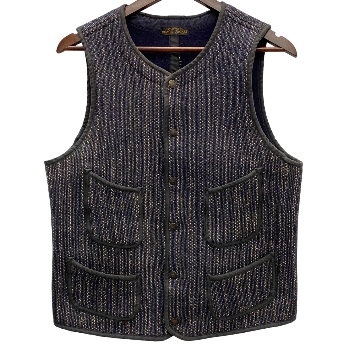 楽天市場】ブラウンズビーチ ベスト 復刻（素材（生地・毛糸）ウール