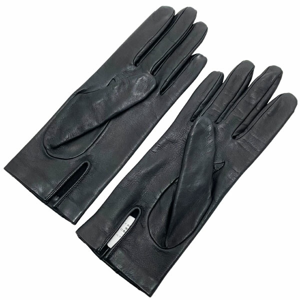 楽天市場】ロエベ 手袋 シープスキン レザー 革 羊革 ブラック 黒