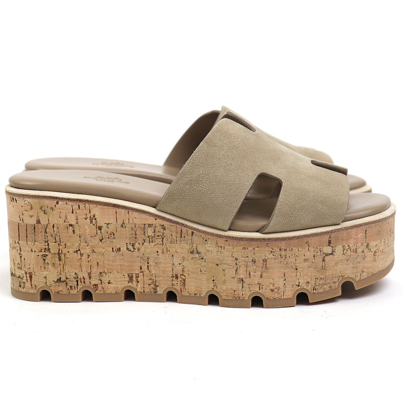 HERMES サンダル エズ30 厚底 ブラウン コルク 36 楽天市場】エルメス