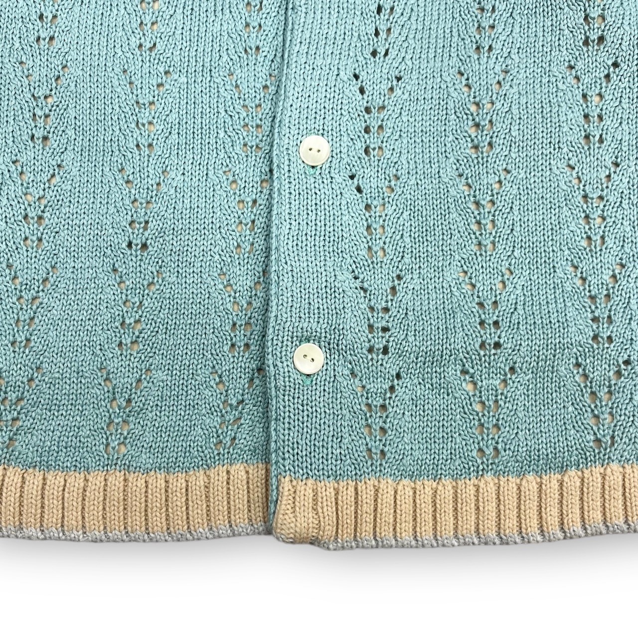 楽天市場】ティー・TTT_MSW 22SS Knit Cardigan Docking Shirt 状態SS