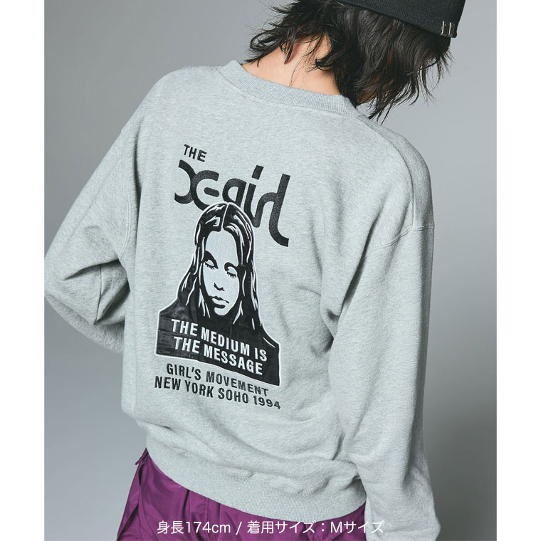 楽天市場】エックスガール トレーナー X-girl FACE PATCH AND LOGO