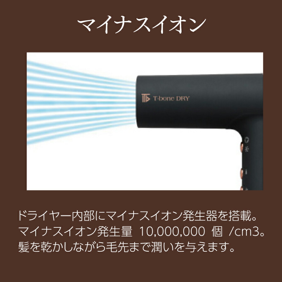 楽天市場】ケアドライヤー T-bone DRY ドライヤー ヘアドライヤー 大