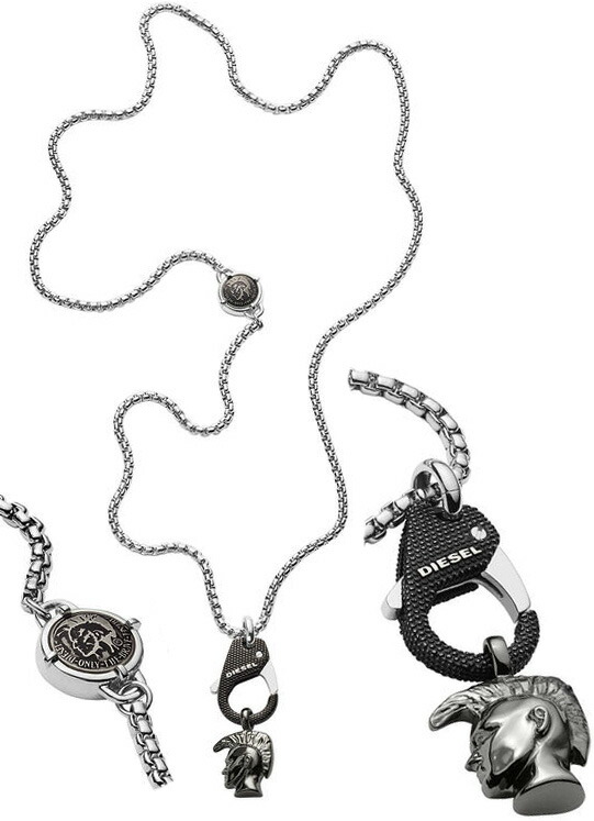 楽天市場】DIESEL ディーゼルシルバー十字架ペンダントネックレスロゴ