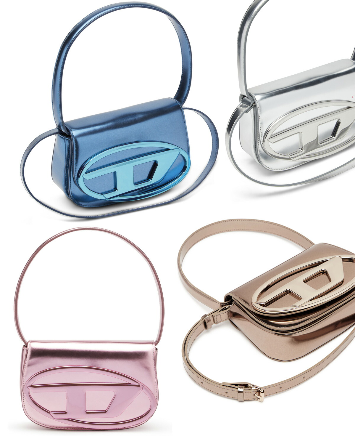 楽天市場】DIESEL ディーゼル レディース 2WAYハンドバッグミラー