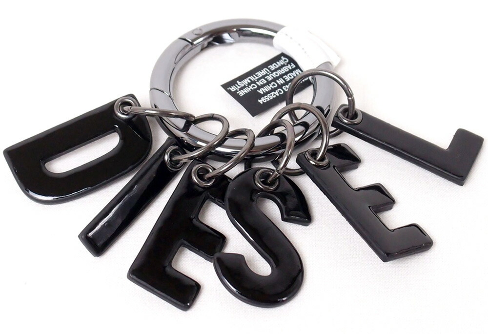 楽天市場】DIESEL ディーゼル キーホルダーリングカラビナリングフック