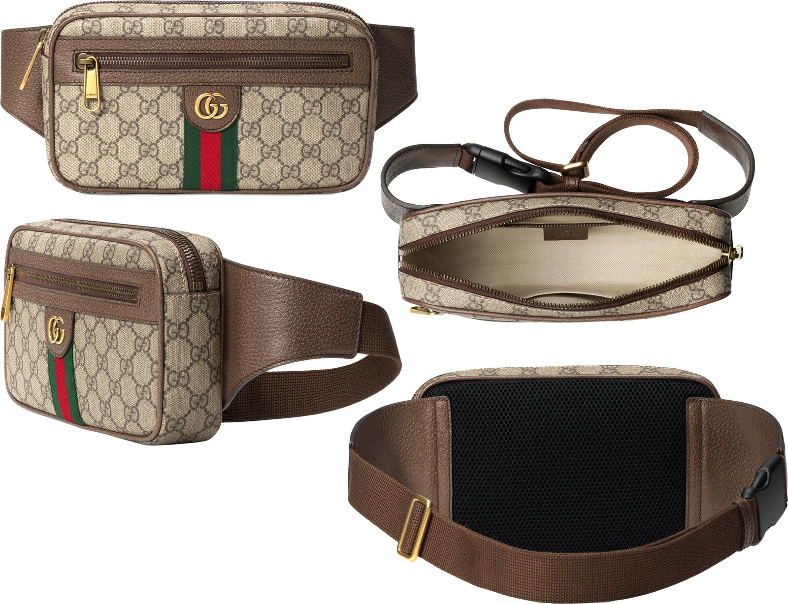 楽天市場】GUCCI グッチ レディース メンズファスナーポケット付き