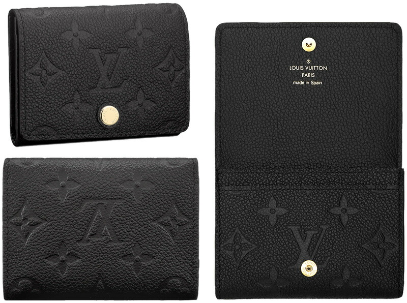 楽天市場】LOUIS VUITTONルイヴィトン 2つ折りカードケースブラック