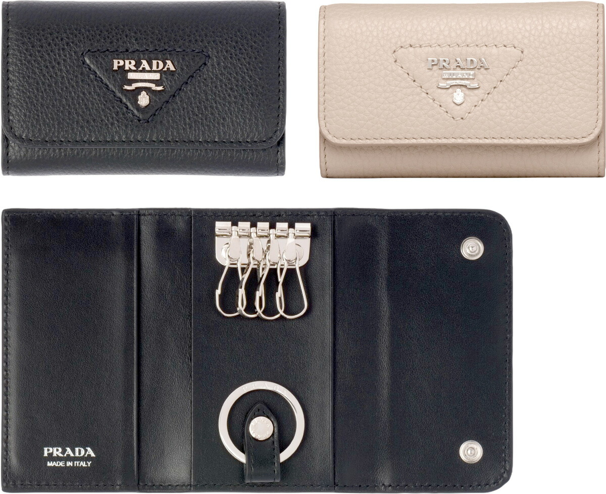 楽天市場】PRADA プラダ メンズ レディース取り外し可能キーリング付き
