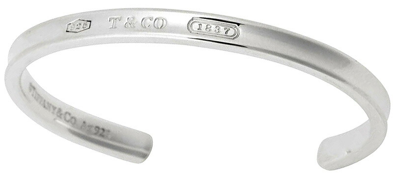 楽天市場】Tiffany&Co. ティファニー1837ナローカフブレスレットS M L