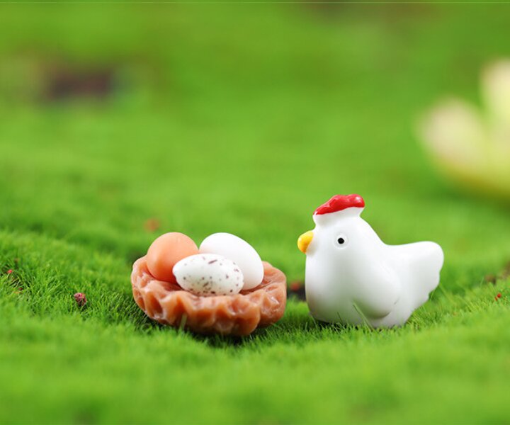 楽天市場】ひよこ一家セット にわとり 動物 フィギュア テラリウム