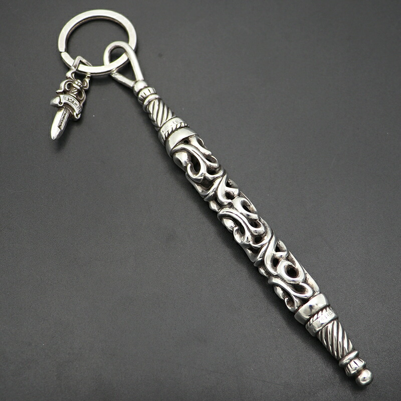 楽天市場】クロムハーツ【CHROMEHEARTS】【ラージ】ローラーキーリング