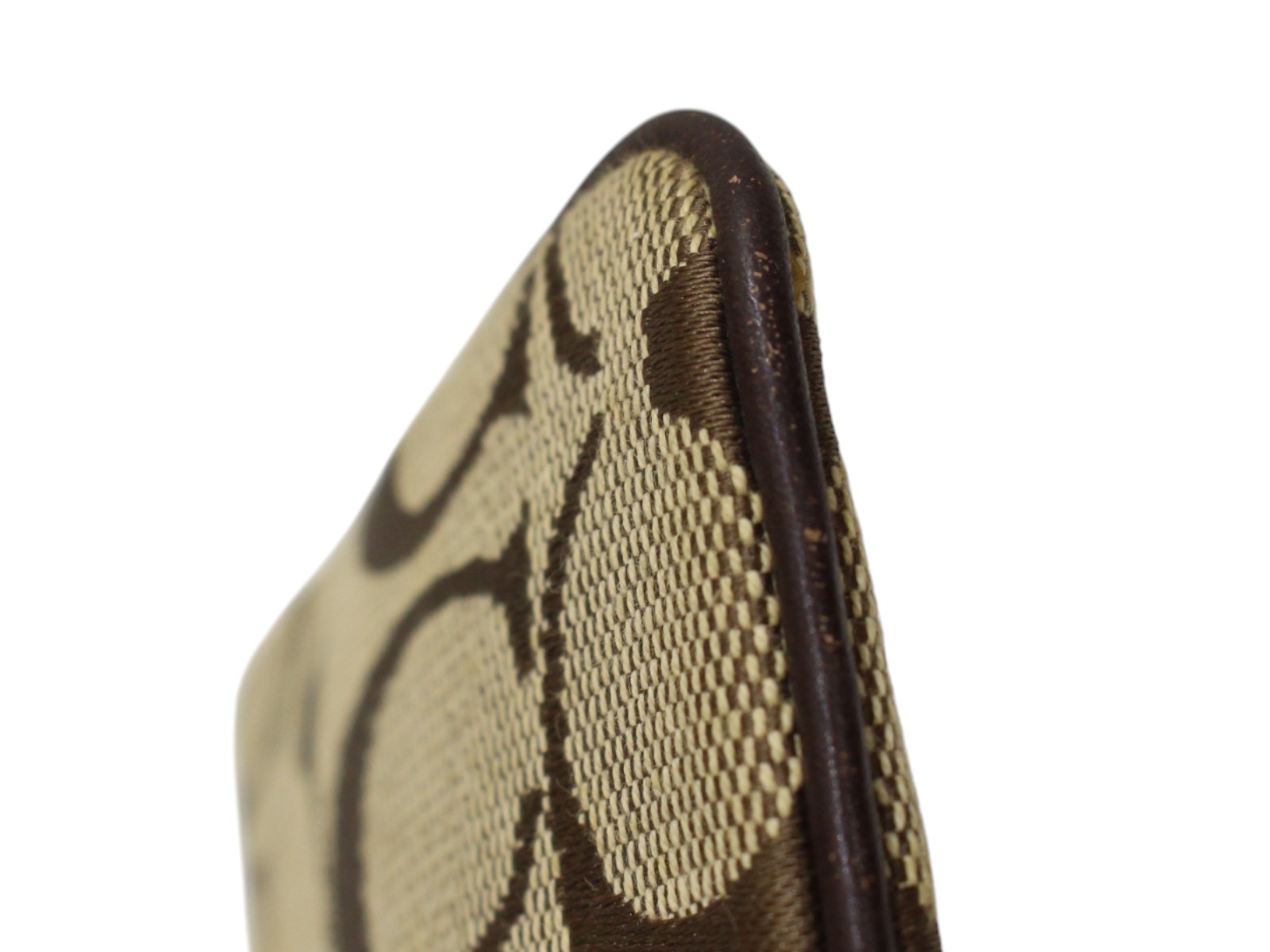 楽天市場】COACH コーチ ポーチ シグネチャー ブラウン系 小物入れ