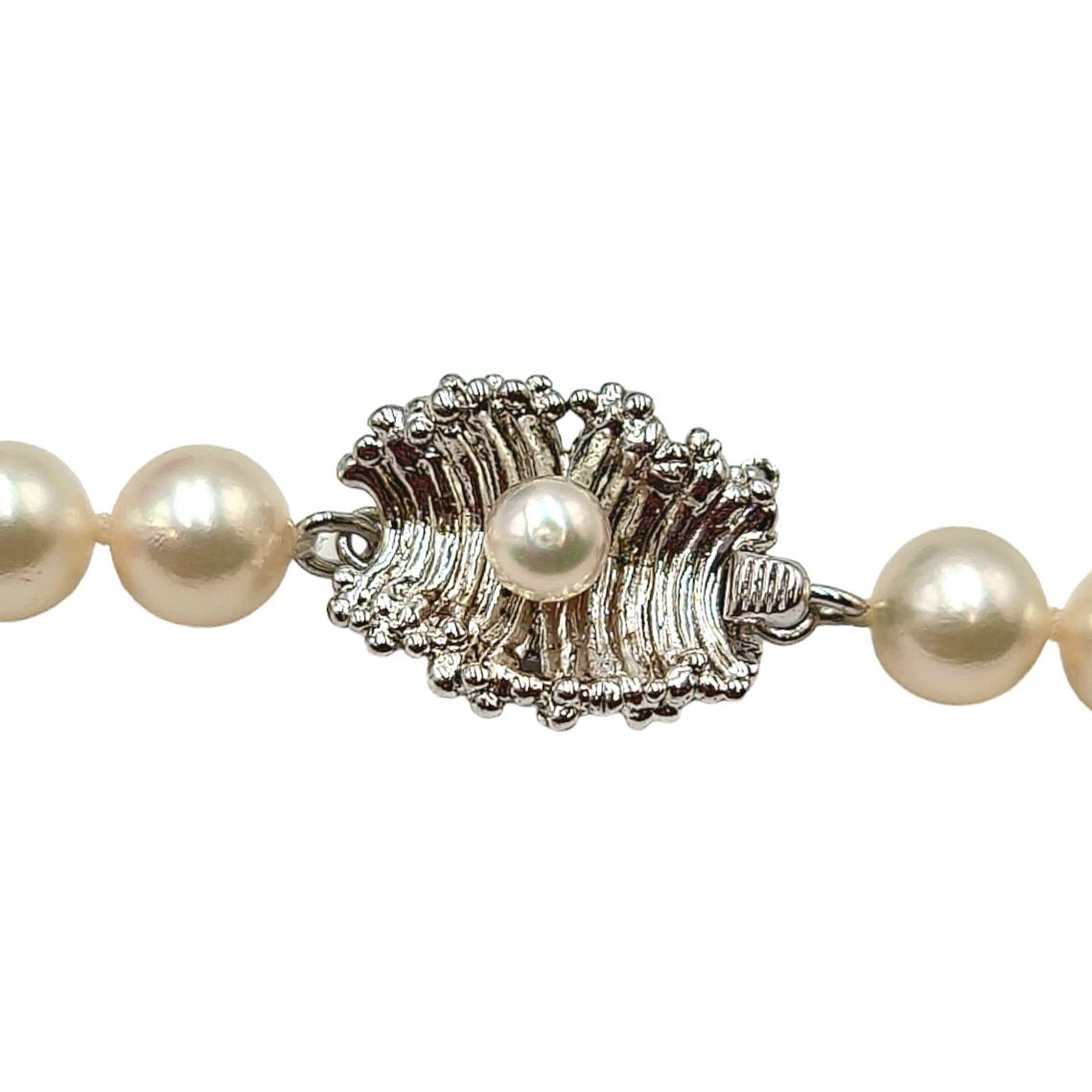 楽天市場】TASAKI タサキ パールネックレス 約6.1~6.5mm シルバー金具