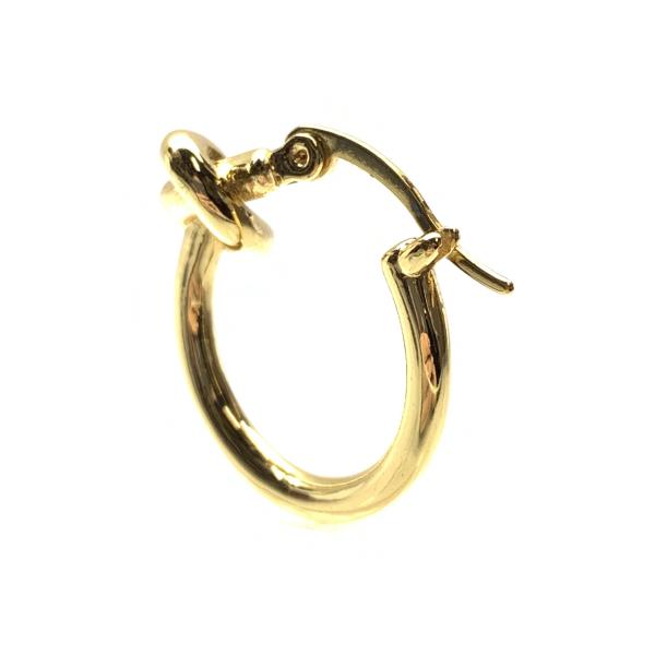 楽天市場】CELINE セリーヌ ノット スモール フープ ピアス 金色