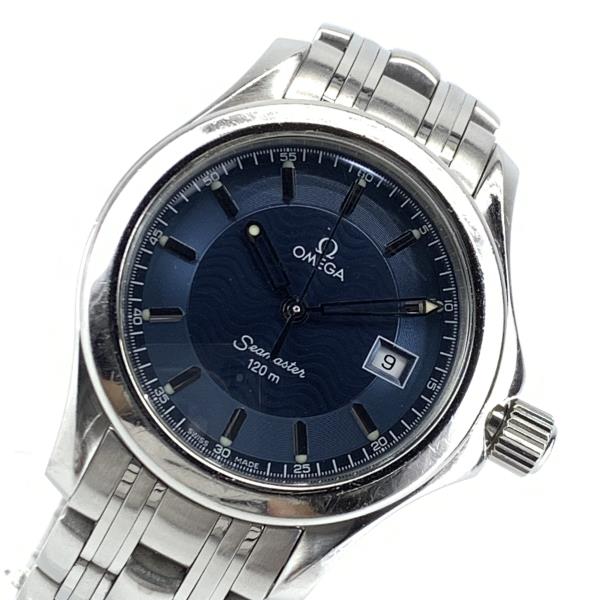 楽天市場】OMEGA オメガ 腕時計 6501/827 シーマスター ブルー 紺文字