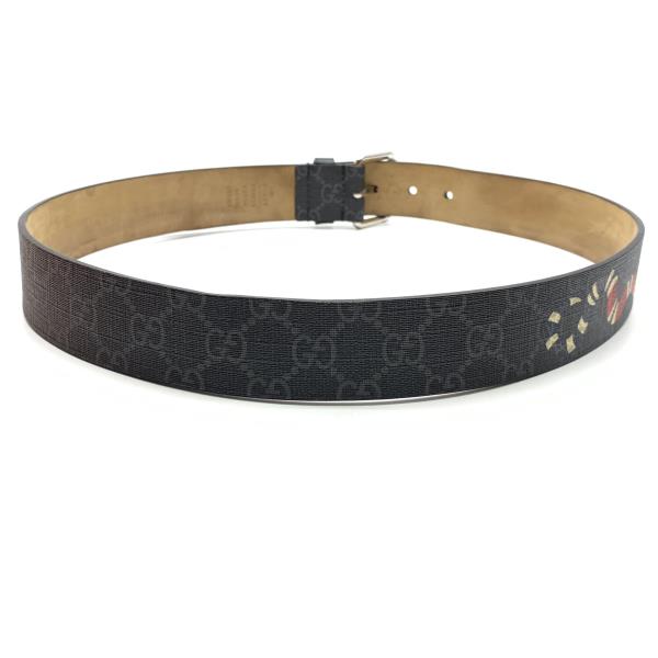 楽天市場】GUCCI グッチ 434520 GGスプリーム ベルト スネーク 85-34