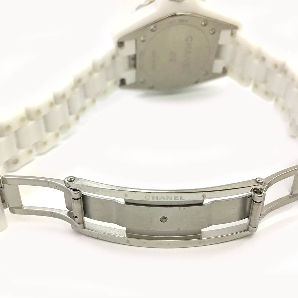楽天市場】T【CHANEL】J12 H0968 セラミック ステンレス 白文字盤