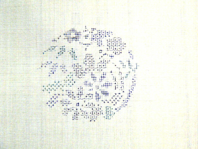 楽天市場】105 結城紬 重要無形文化財 本場結城紬 100亀甲飛び柄 地機