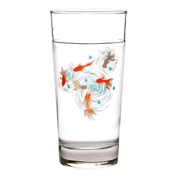楽天市場】色が変わる冷感グラス 金魚 ロングタンブラー 400ml