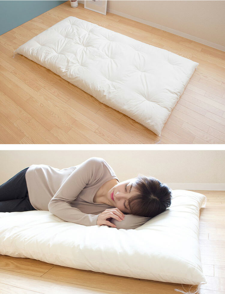 楽天市場】てづくり和布団 和ふとん 敷き布団 シングルサイズ 100