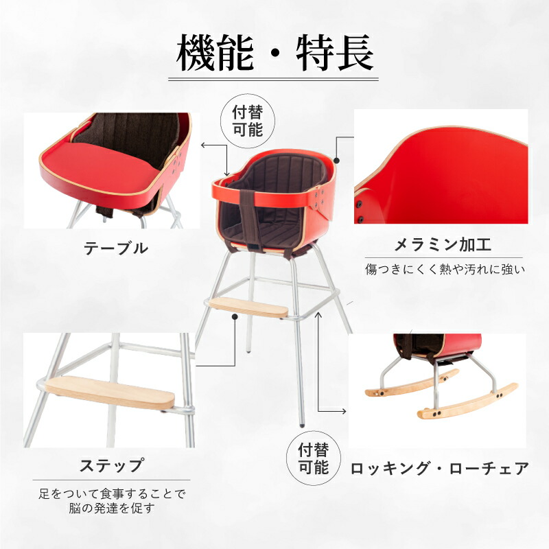 楽天市場】ベビーチェア 3in1チェア Cozy コージー クッション付