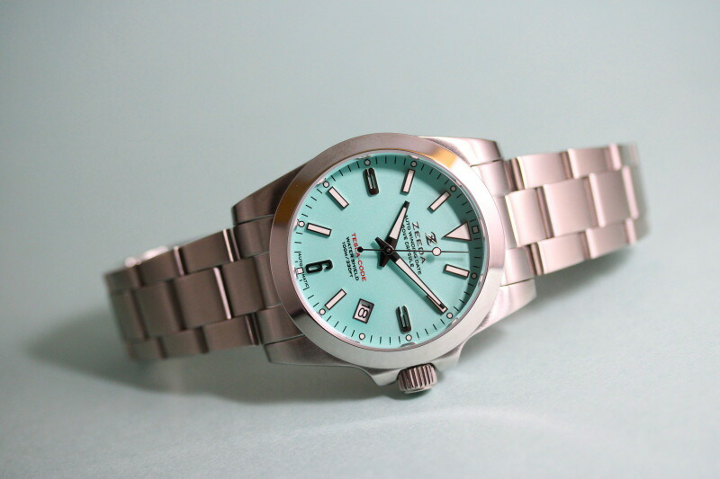 楽天市場】ZEEDA ジーダ TESLA-CODE BLU テスラ・コード 38mm 自動巻き