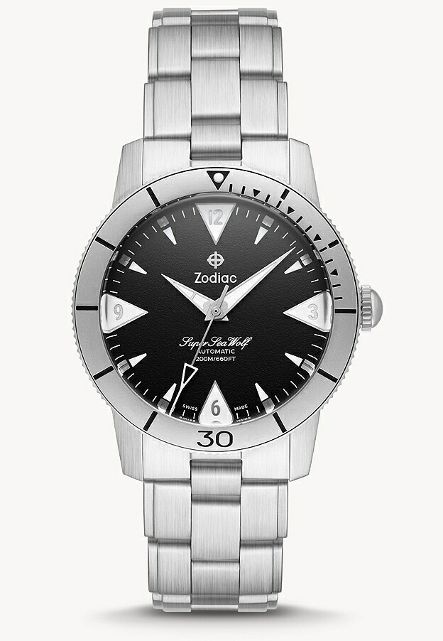 楽天市場】スイス製 ZODIAC ゾディアック Super Sea Wolf シーウルフ