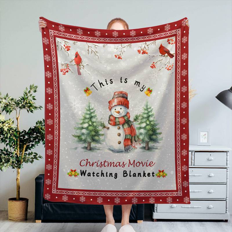 楽天市場】膝掛け 毛布 クリスマスプレゼント 雪だるま ブランケット