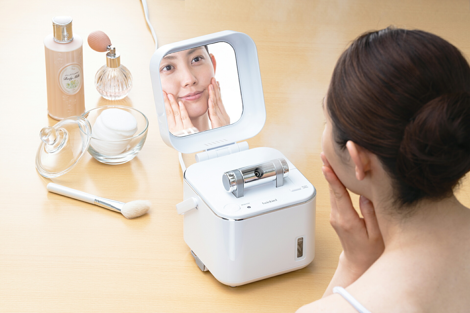 楽天市場】ツインバード スチーマー フェイススチーマー 美顔器