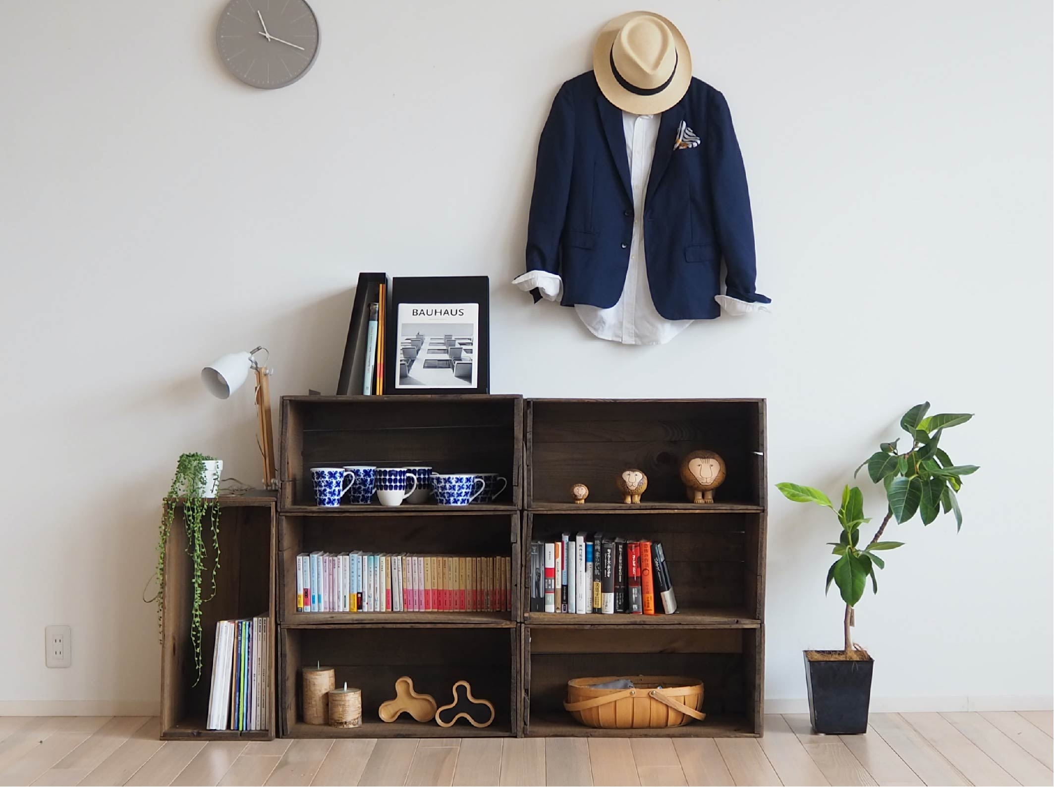 楽天市場】ヴィンテージ木箱（中古りんご箱 20kgサイズ）水性塗装付