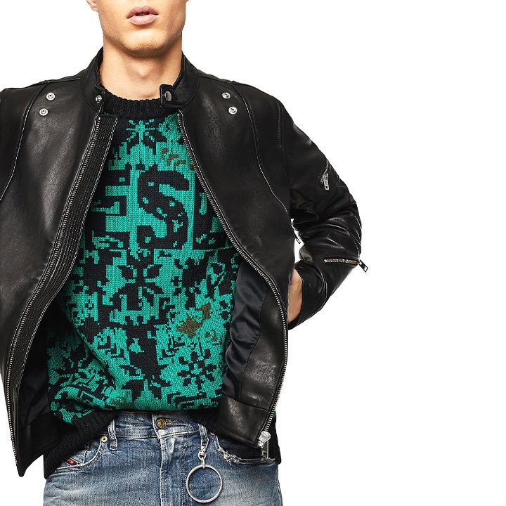 楽天市場】□DIESEL ディーゼル メンズ□羊革 本革 シングルライダース