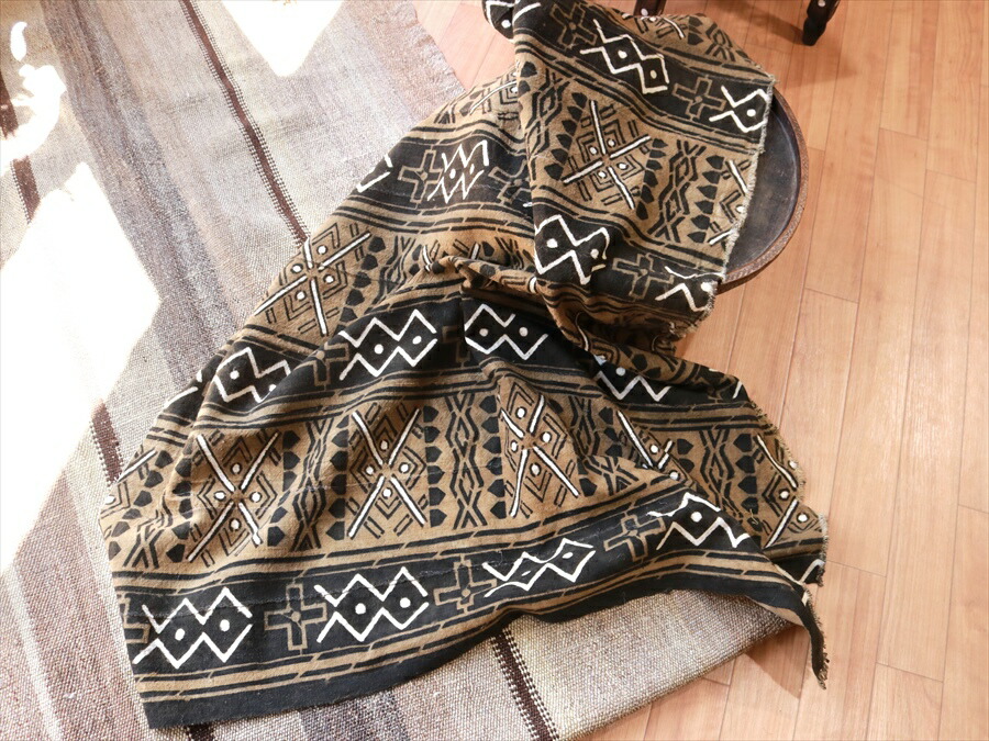 楽天市場】アフリカ 泥染め布・マリ/ボゴラン Mud Cloth Mali, Bogolan