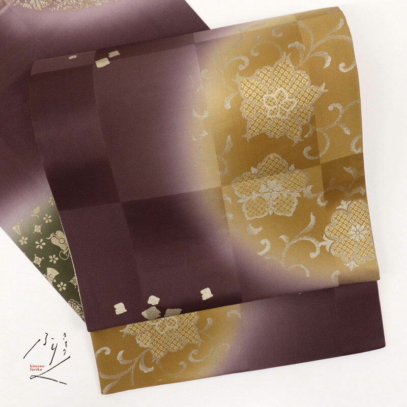 楽天市場】【中古】袋帯『善之助』一期一会 宝尽くし花唐草 フォーマル